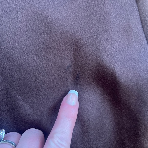 Abercrombie & Fitch Rich Brown Satin Dress - Picture 4 of 9